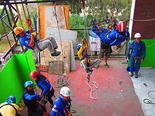 Curso Básico de Espeleología, Socorro Alpino de México