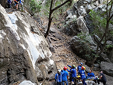 Rescate servicio ordinario en los ríos subterráneos